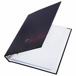 Тетрадь на кольцах А5 165х215 мм, 120 листов, твердый картон, клетка, BRAUBERG, "Dark", 404709