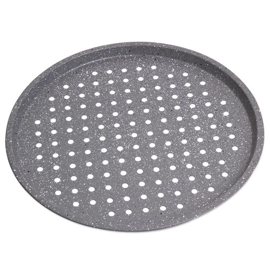 Форма для запекания пиццы Ø32 см. с отверстиями Kamille KM 6019 из углеродистой стали