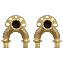 Уголок VIEIR проточный настенный для труб из сшитого полиэтилена ZL16X2,0-Rp1/2" VER-PRO VRP1620L