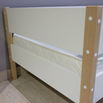 Кровать подростковая "МК-12" 160*80 см., белая/натуральный