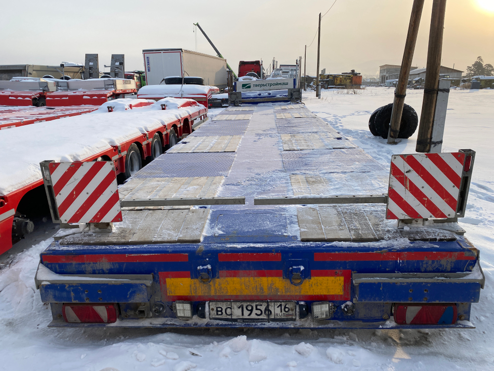 Тверьстроймаш 9939* Полуприцеп тяжеловоз 4 оси 993941-0023 (Раздвижной)