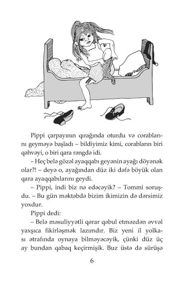 Uzuncorab Pippi səfərdə (yumşaq cild)