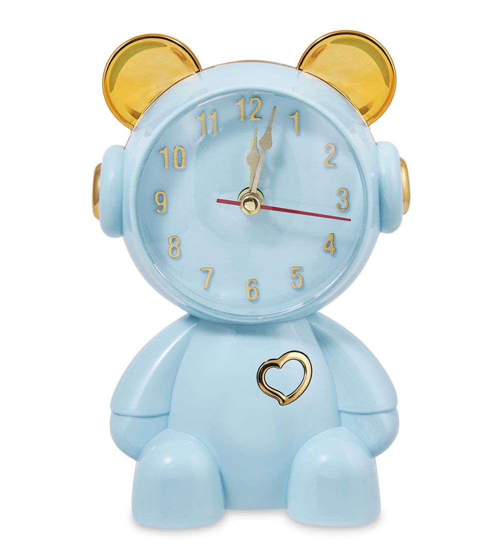 GAEM Art CL-27/1 Будильник «Медвежонок» голубой