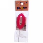 Свеча для торта Цифра Самоцвет «0» (10 см)