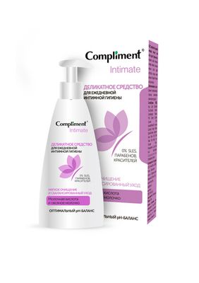 Compliment Intimate Деликатное средство для ежедневной интимной гигиены, 250мл