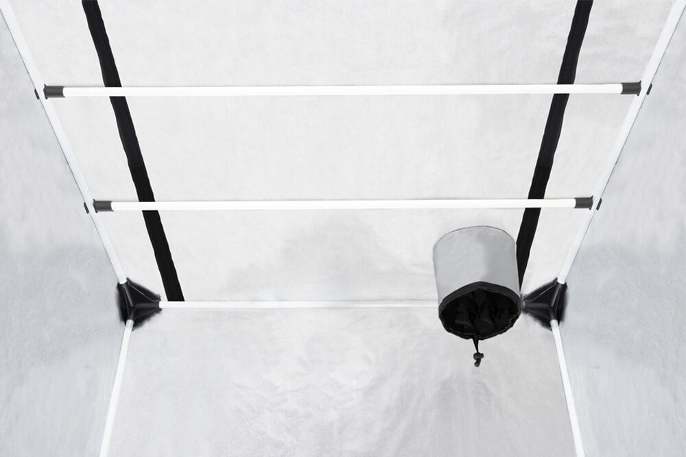 Гроутент 120×120×200 внутри: майлар, перекладины