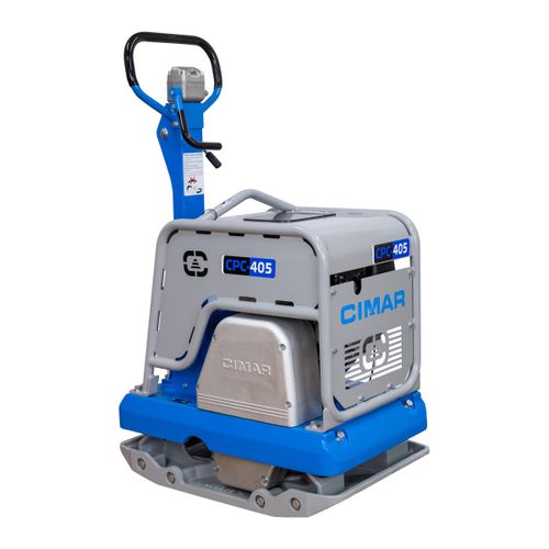 Виброплита реверсивная CIMAR CPC-405-H гидравлика - [430 кг / 50 кН / Honda GX390] бензиновая, эл. старт.