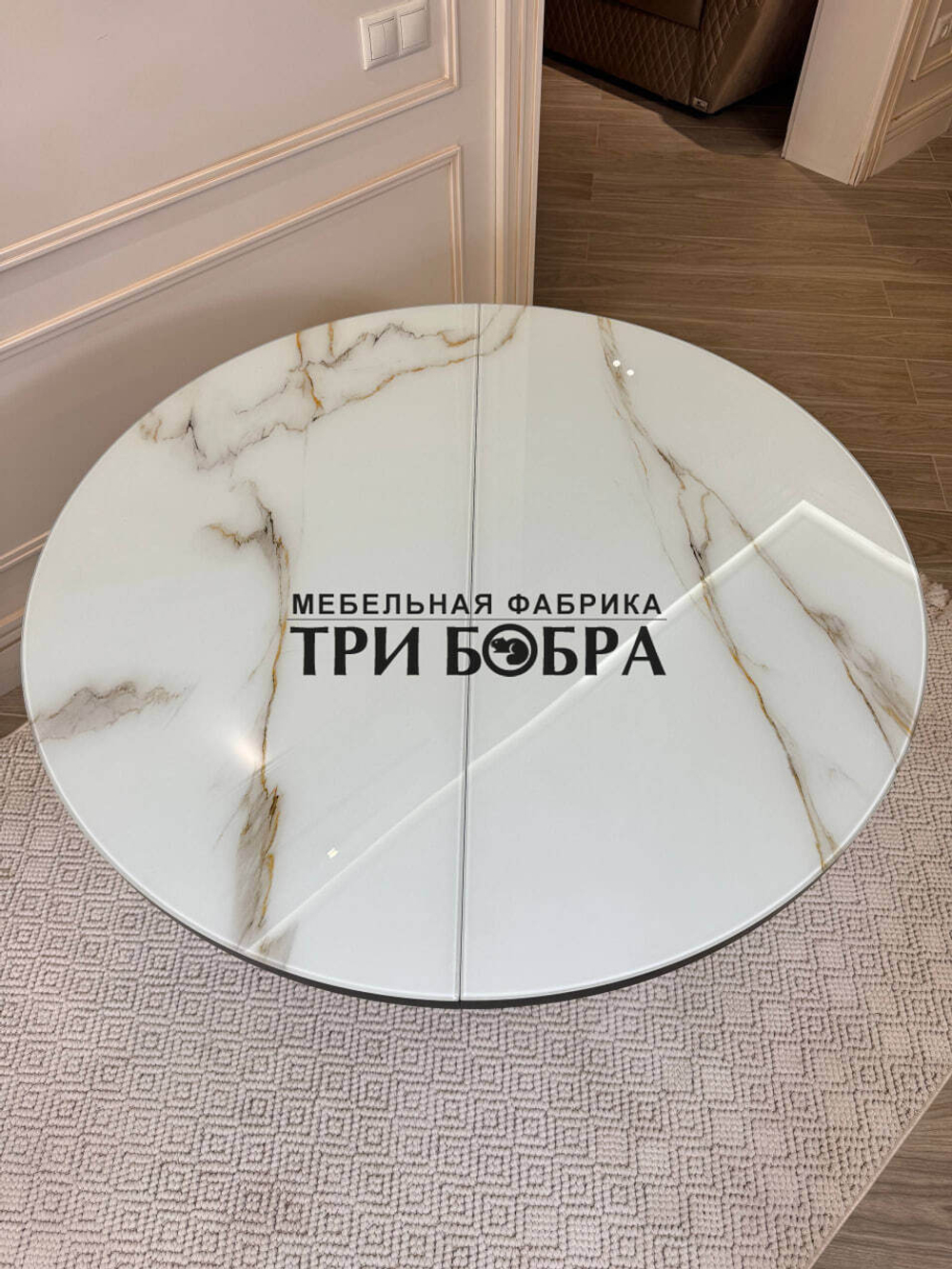 Стол кухонный "Орион", белый кварц