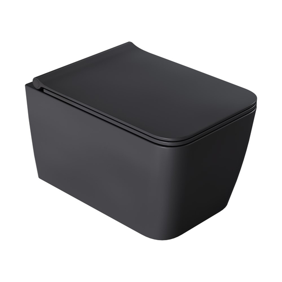 Zen подвесной унитаз с крышкой ANTHRACITE