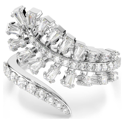 VIENNA:RING FEATHER WHI/RHS 52