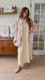 Платье Sun для беременных и кормящих, Сливочный