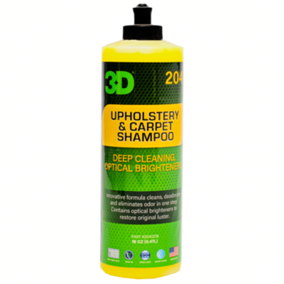 3D Шампунь для ковров, сидений, велюра и обивки Upholstery and Carpet Shampoo 0,48л