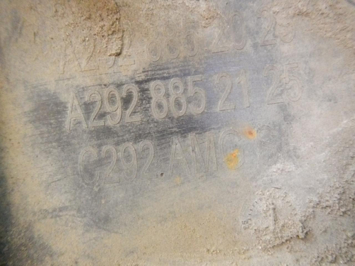 Юбка заднего бампера Mercedes GLE C292 (2015-2019) AMG