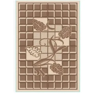 Циновка ЭКО 7915 размер 50(0,4 м2) 1шт, цвет серый, Россия