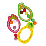 Развивающая игрушка деревянная с шариками Фрукты, коробка C-41931