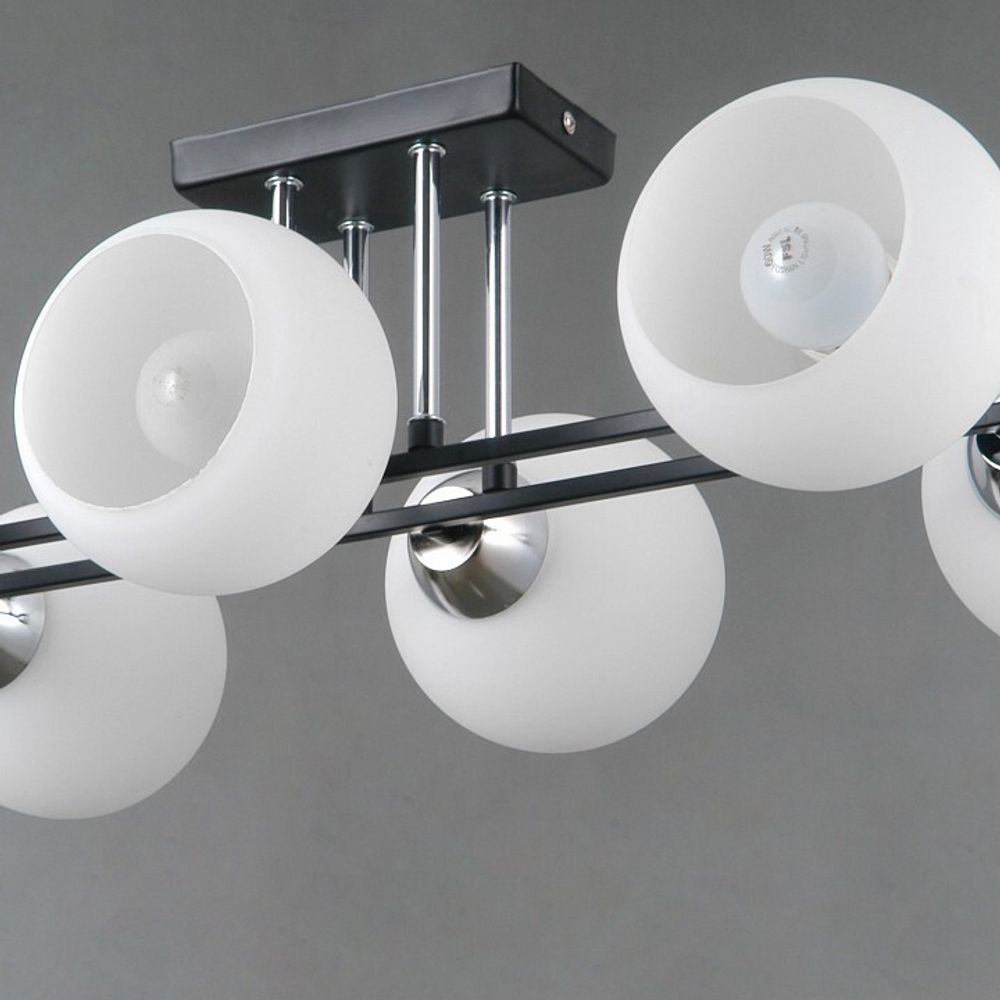 Потолочная люстра ILLUMICO TRENTO IL0791-6CSQ-25 BK CR TRENTO