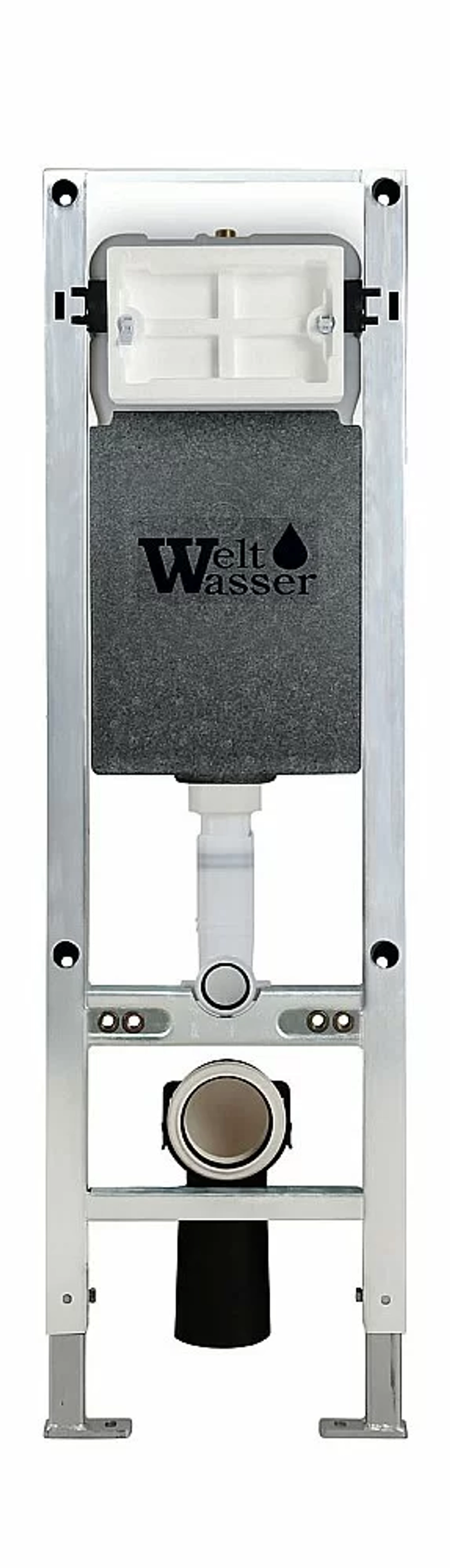 Унитаз с инсталляцией WeltWasser AMBERG 350 ST + SALZBACH 043 GL-WT + AMBERG RD-WT
