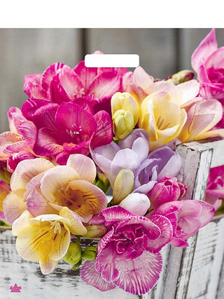 Пакет ВУР 38*47см /60 мкм Цветочная симфония 1шт