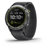 Часы для экстремальных видов спорта Garmin Enduro стальной корпус и серый нейлоновый ремешок UltraFit 010-02408-00