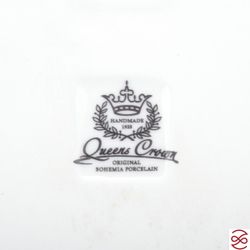Поднос овальное Queen's Crown Aristokrat Охота бежевая 37 см