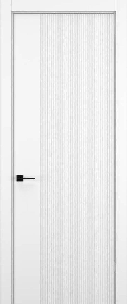 Дверь 4 VERTICAL Матовый Снежный