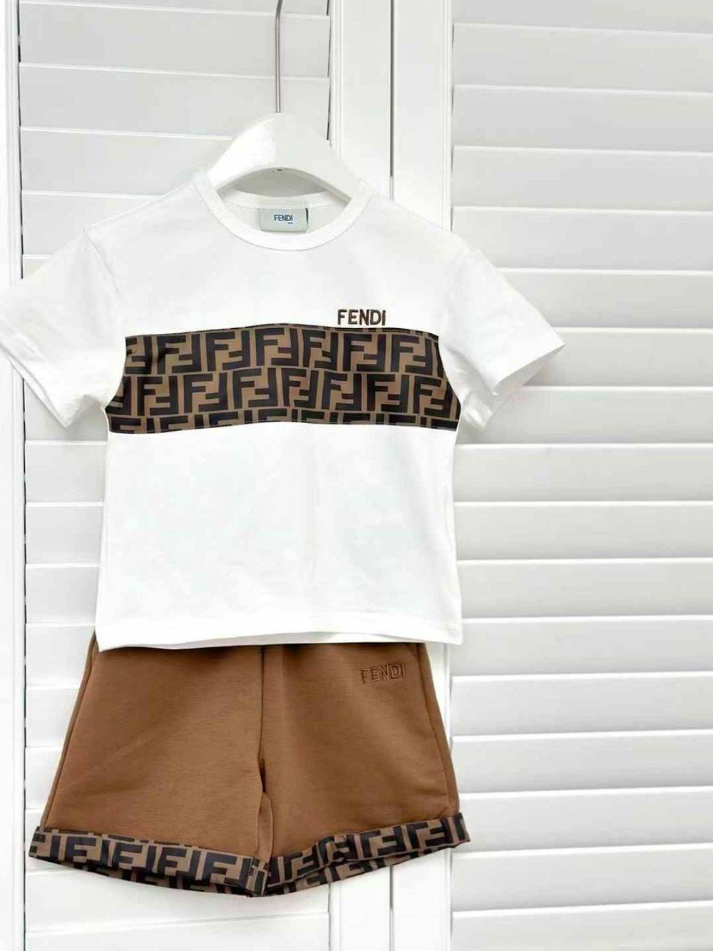 Детский костюм с шортами FENDI