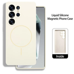 Накладка SILICONE CASE c MagSafe для Samsung S24 Plus