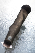 Удлиняющая насадка на член с вибрацией и фиксирующим кольцом XLover (Цвет: черный)