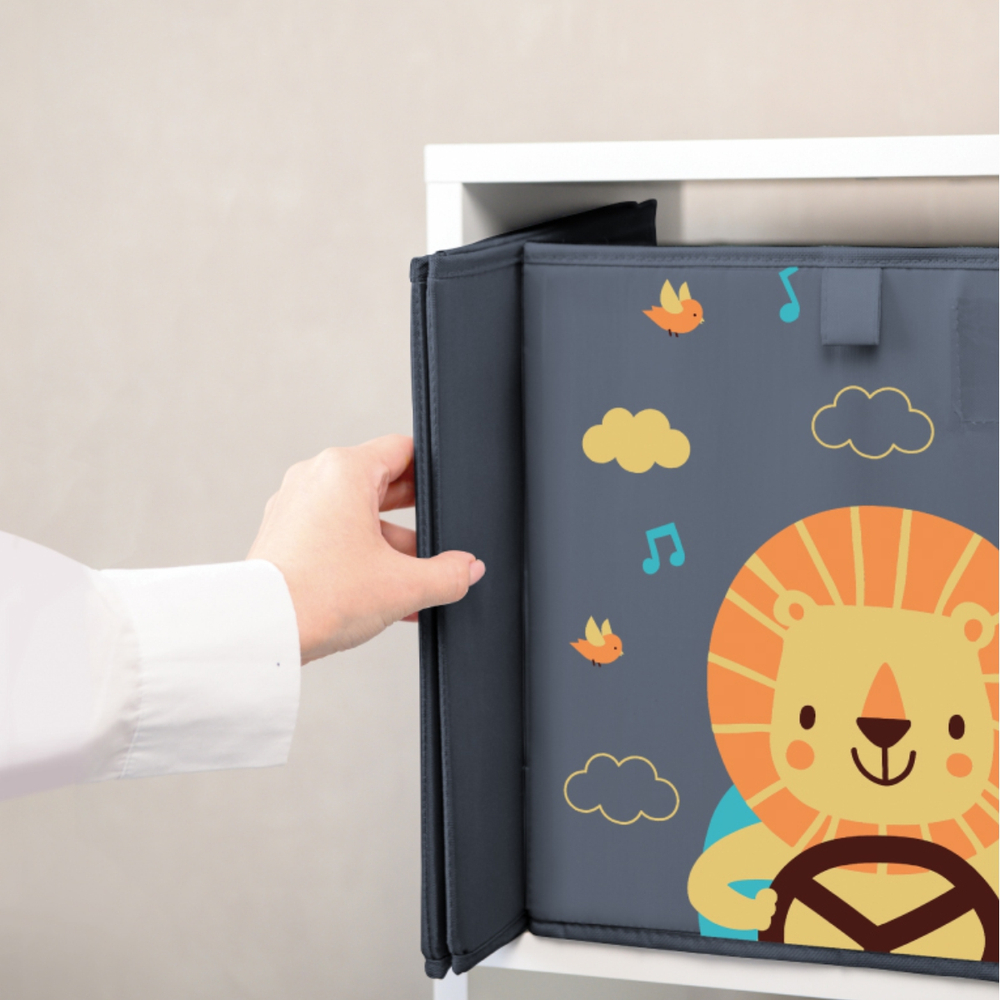 Коробка для игрушек. Львенок (паттерн)