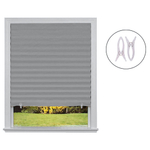 Шторы-плиссе самоклеящиеся 90*180см Skandi, цвет серый