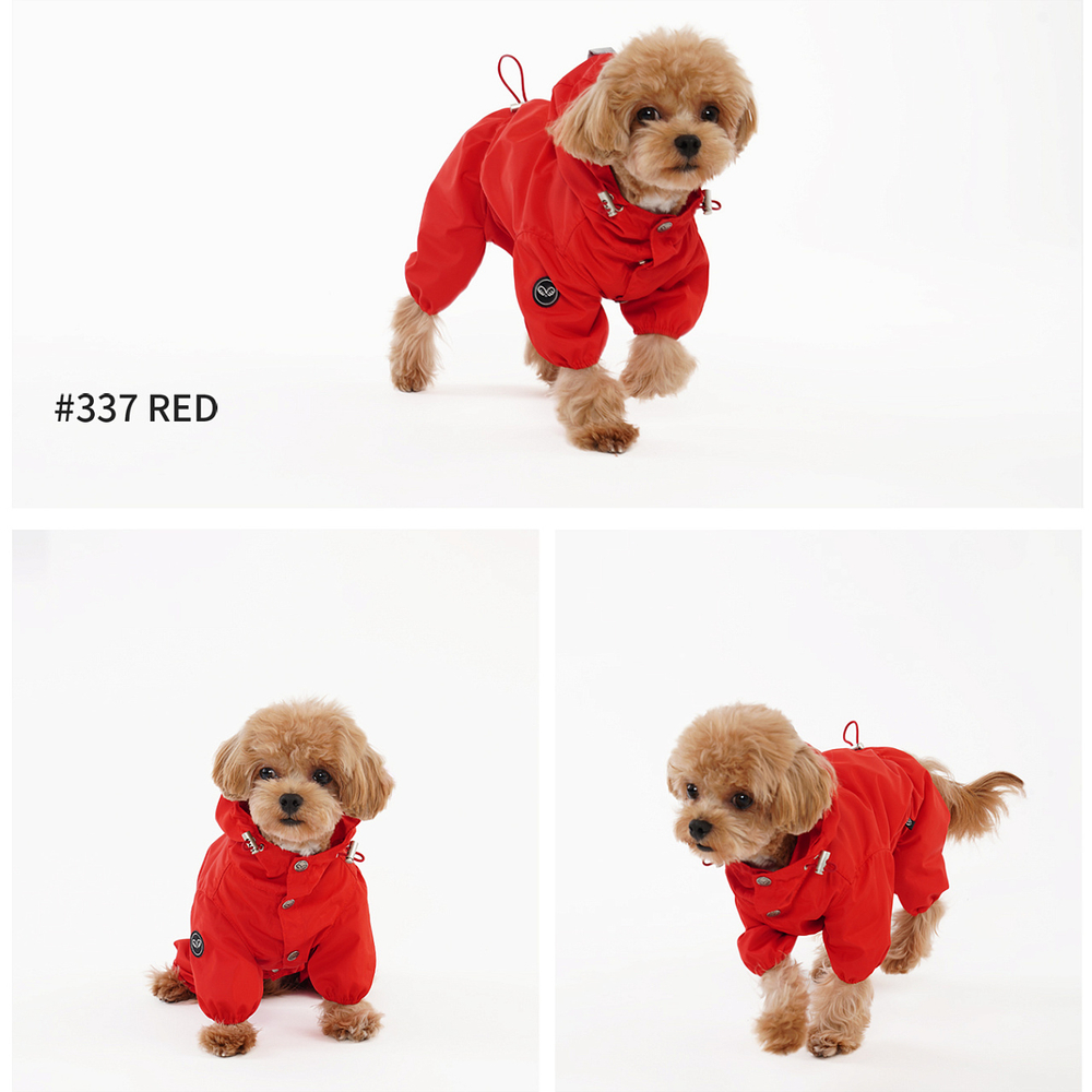 152 Дождевик для собак-девочек с фиксаторами по талии PUPPY ANGEL® MAGAGIO™ V2