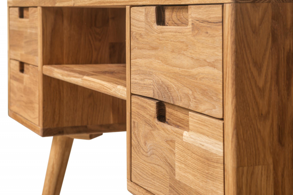 Стол письменный из массива дуба Nord-4