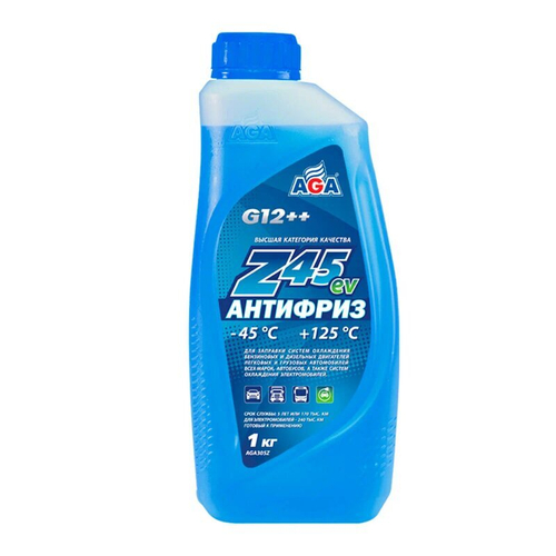 Антифриз 1л синий G12 AGA