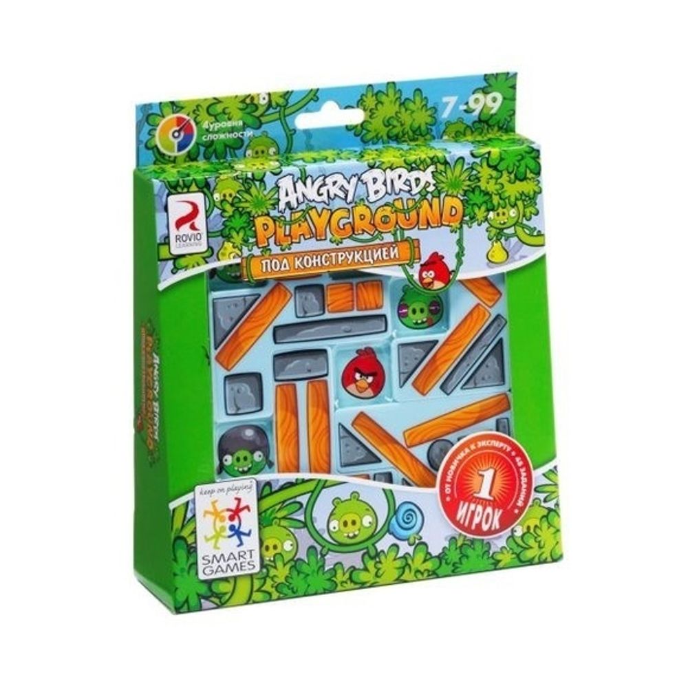 Логическая игра ANGRY BIRDS PLAYGROUND под конструкцией, арт.SG AB 470 RU