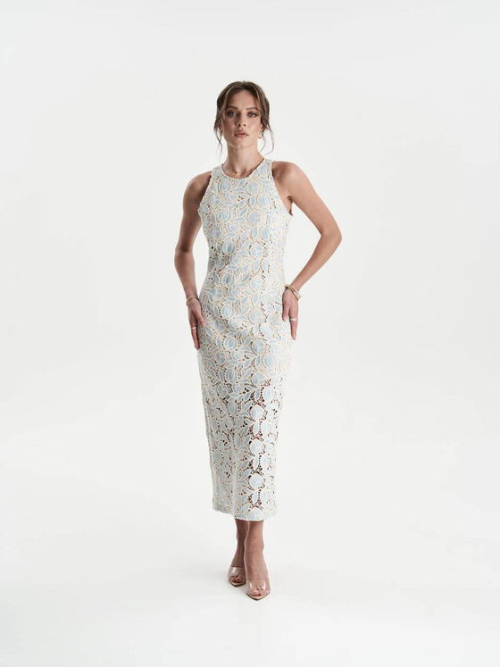 Платье футляр кружевное