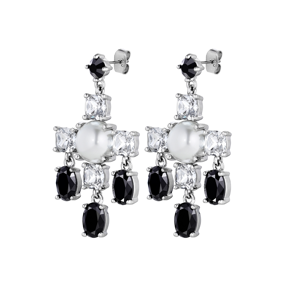 Серьги Dyrberg Kern LEONORA SS CRYSTAL / BLACK 430074