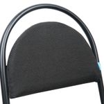 Стул Helmi HL-F02 "Стандарт", каркас черный, обивка ткань черная