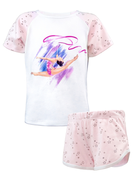 Пижама с шортами (сиреневый)