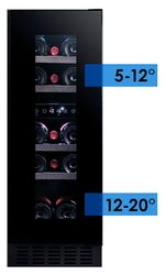 Шкаф винный Temptech Sommelier SOMX30DRB-24