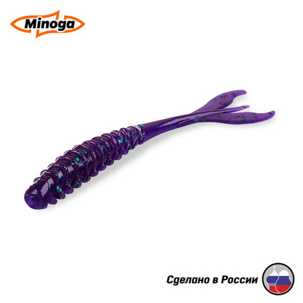Силиконовая приманка "Minoga" PULSAR 6,0"(4шт) 152мм, 10 гр, цвет 007