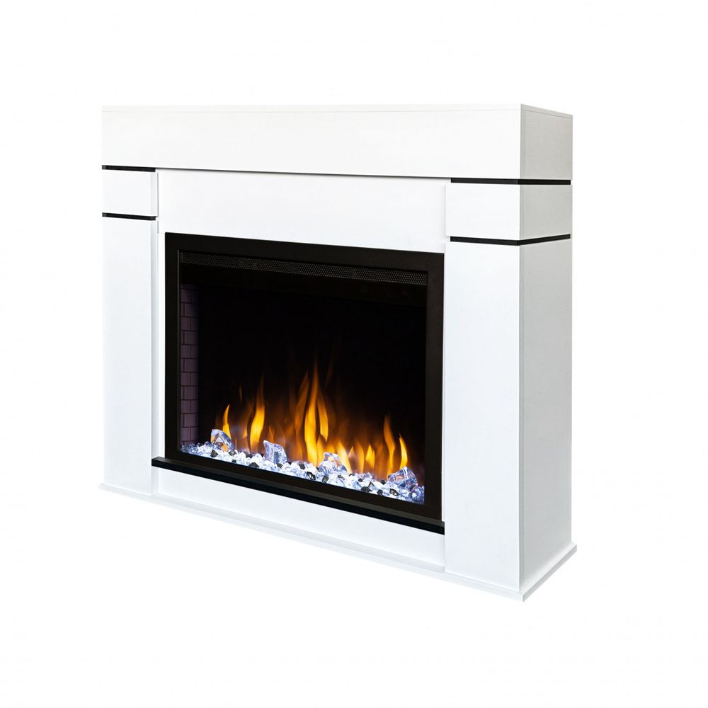 Электрокамин RealFlame Alta WT белый c очагом Saphir-S 25,5