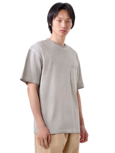 Серая футболка Senseera с карманом на груди