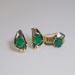 Серьги с агатом