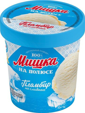 Ведерко МИШКА ваниль пломбир 250 гр.