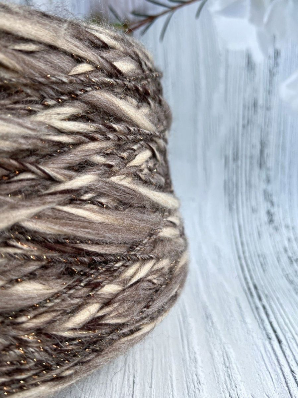 Трикотажная пряжа для вязания MORELINO толстая шишибрики