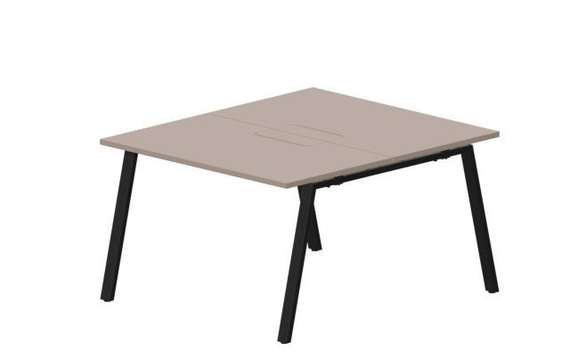 Составной стол Arena на 2 рабочих места 1180х1366х750мм (меламиновые аутлеты)