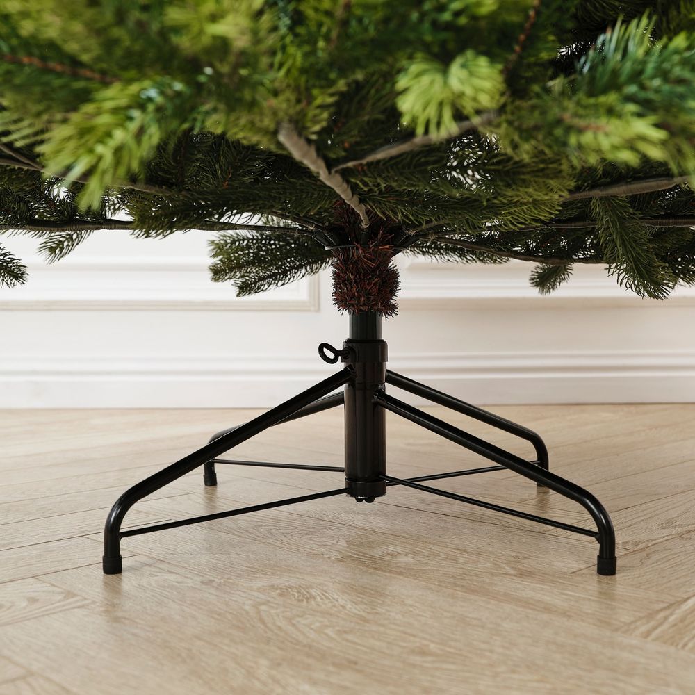 Елка с гирляндой встроенной «La Manche» (Литая хвоя) 210 см / 2,1 м