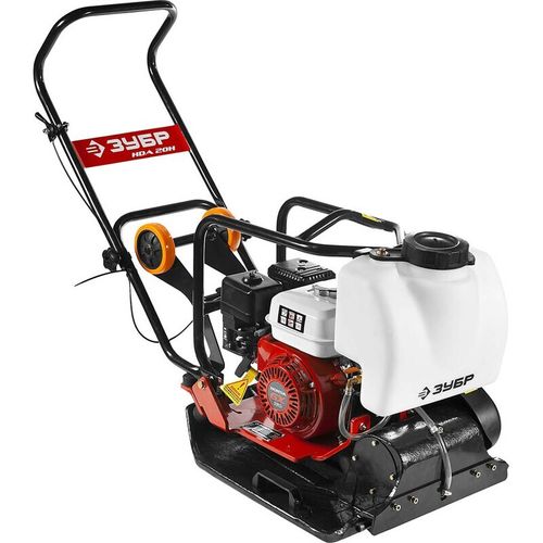 Виброплита бензиновая Зубр ЗВПБ-20 АХ - [117 кг / 20 кН / Honda GX160] серия PROF