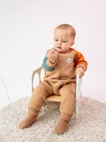 Носочки из футера "Песок" 0+