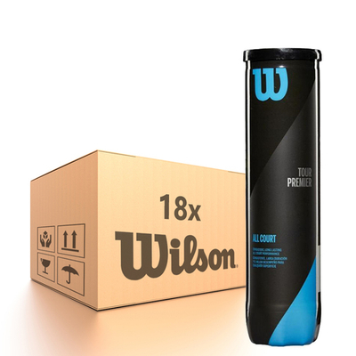 Упаковка теннисных мячей Wilson Tour Premier All Court - 18 x 4B